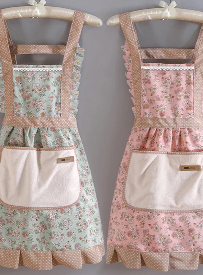 Tablier de cuisine – jardin fleuri
